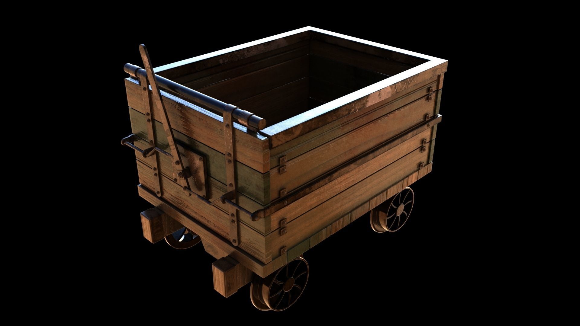 Mine Railway 3D model_1