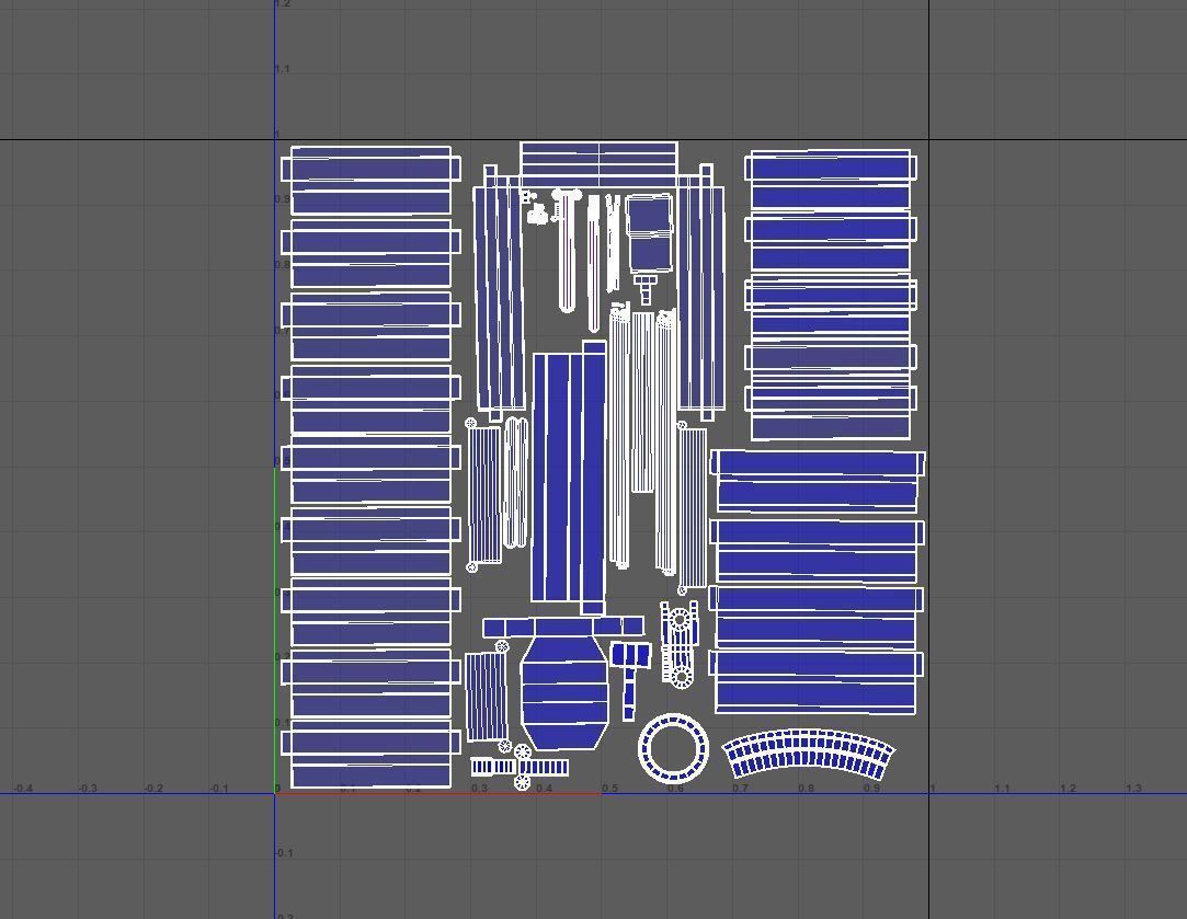 Mine Railway 3D model_12