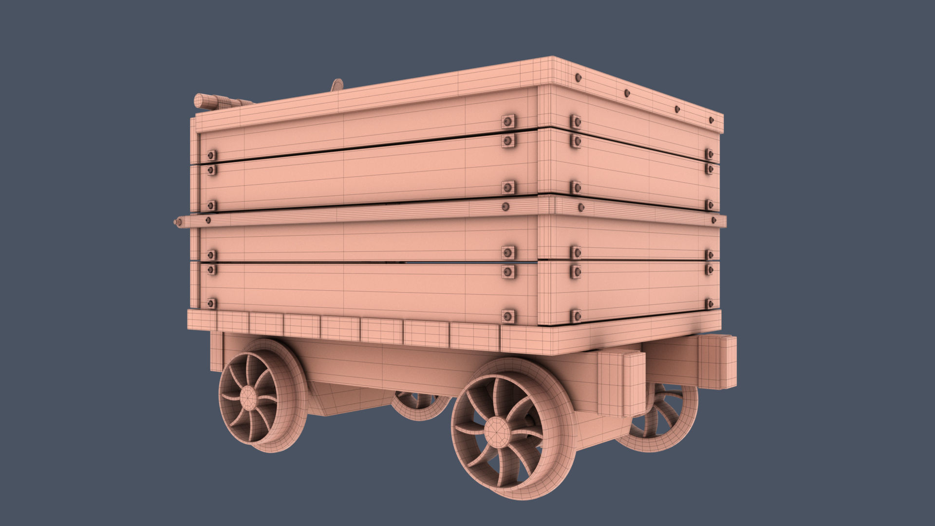 Mine Railway 3D model_8
