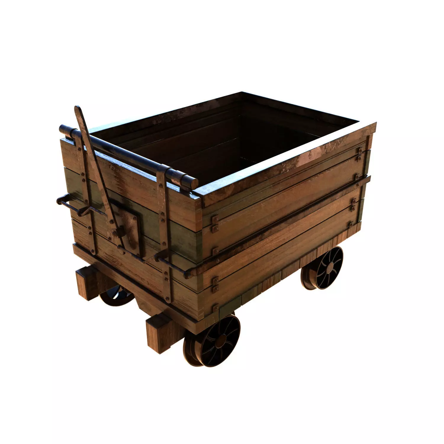 Mine Railway 3D model_0