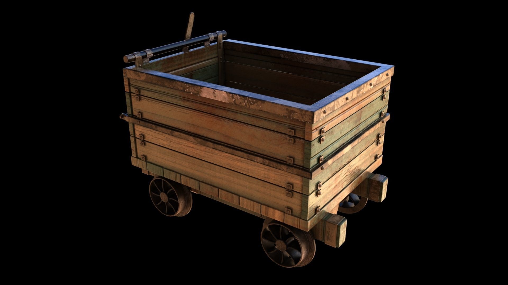 Mine Railway 3D model_3