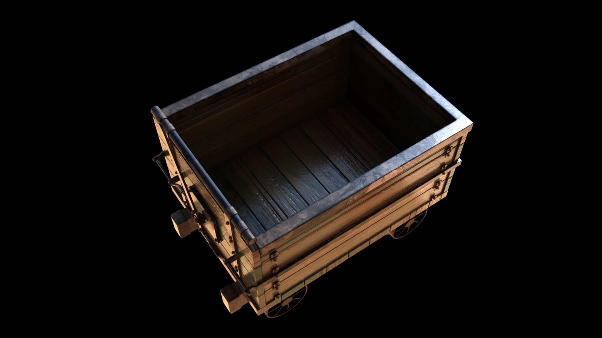 Mine Railway 3D model_5