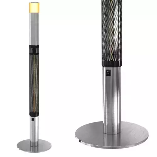 Lava Heat Italia Column Electric Infrared Patio Heater 