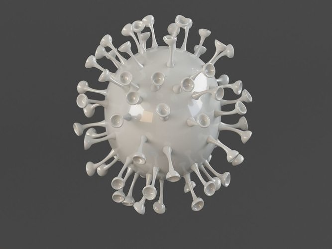 Corona Virus 3D Model nCOV COVID 19  3D model
