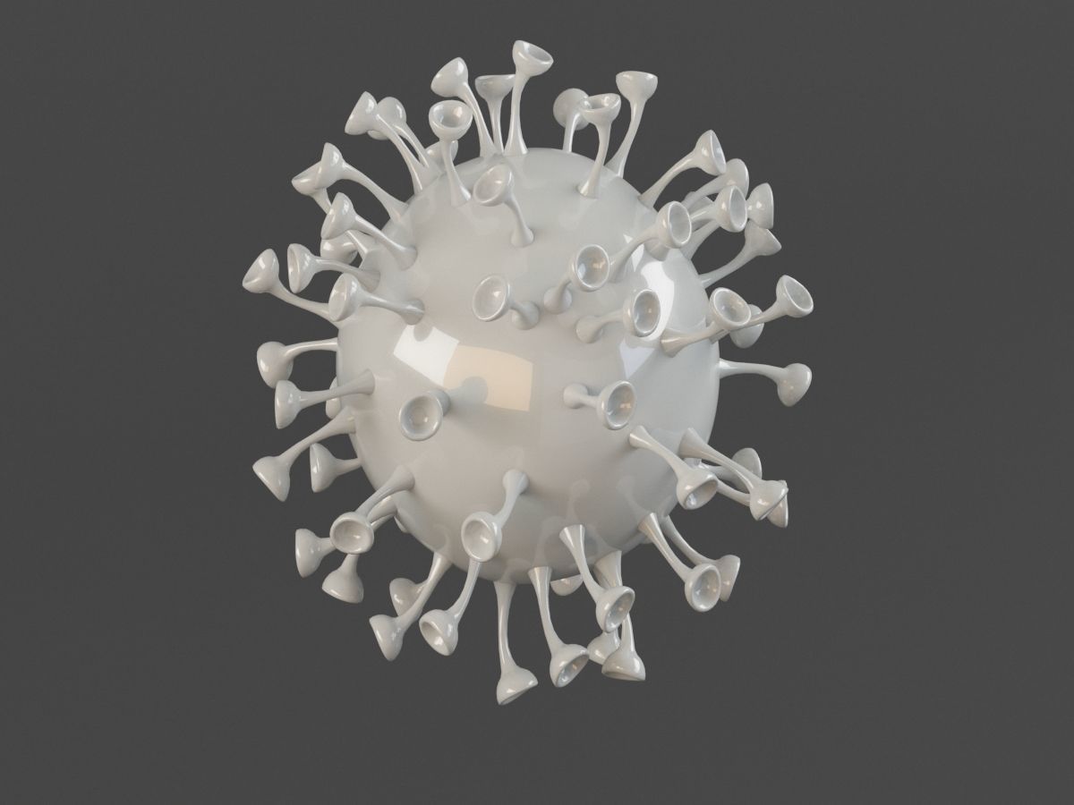 Corona Virus 3D Model nCOV COVID 19  3D model_2