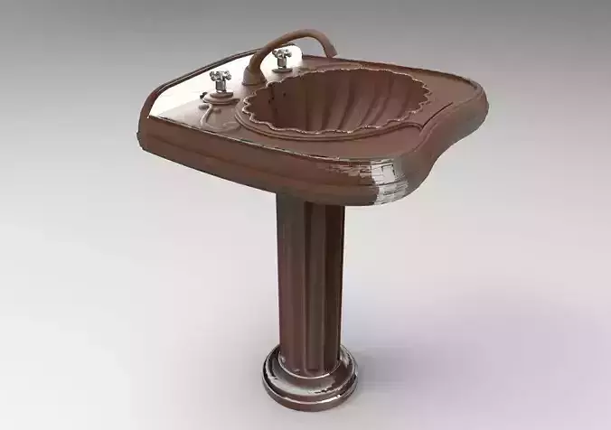 sinkk sink with pedestal