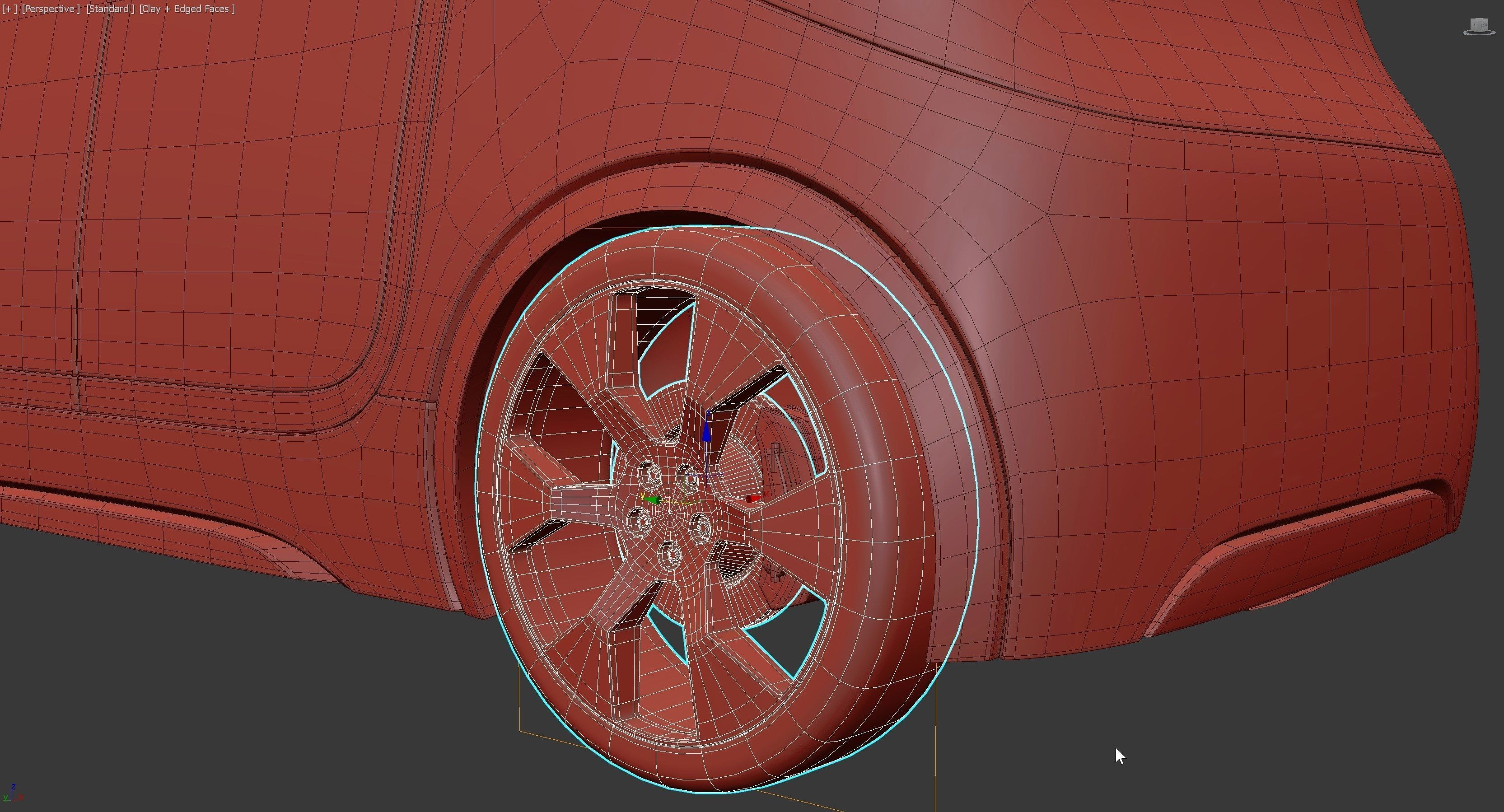 land rover jaguar Vector pod - electric car  3D model_5