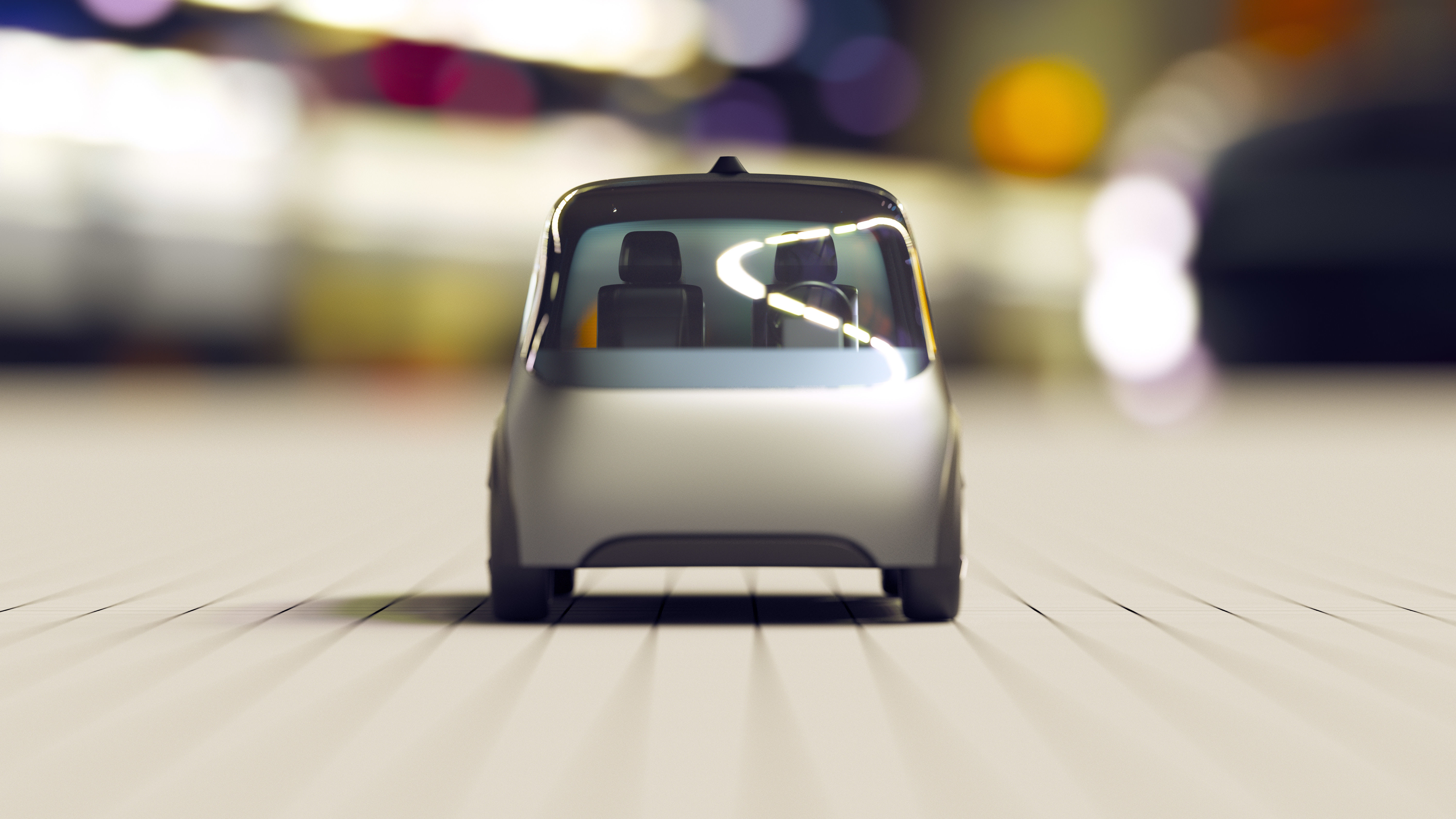 land rover jaguar Vector pod - electric car  3D model_2