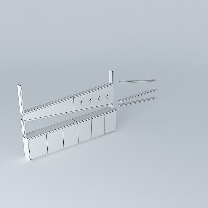 P036 a hall Free 3D model_3