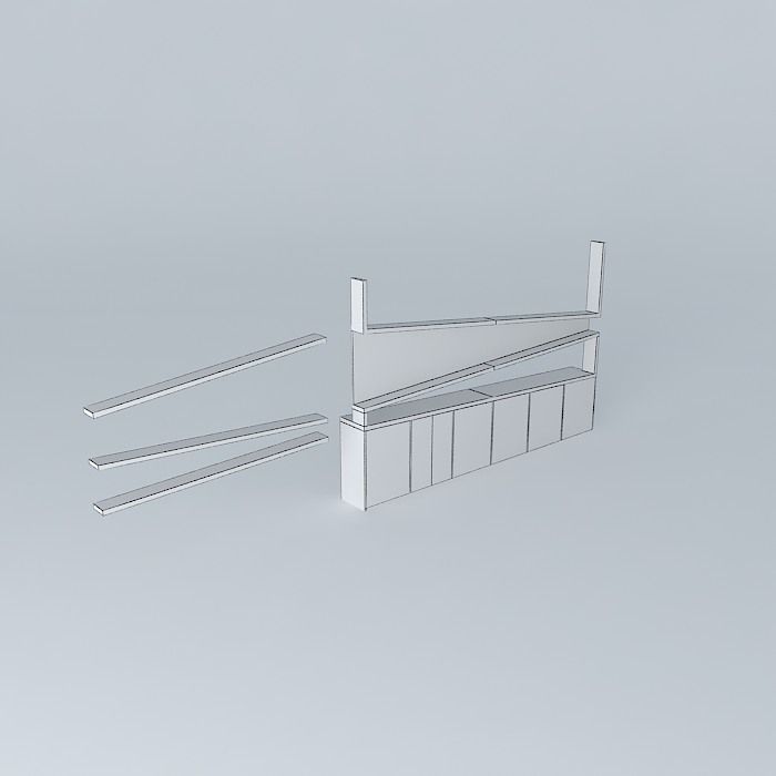 P036 a hall Free 3D model_4