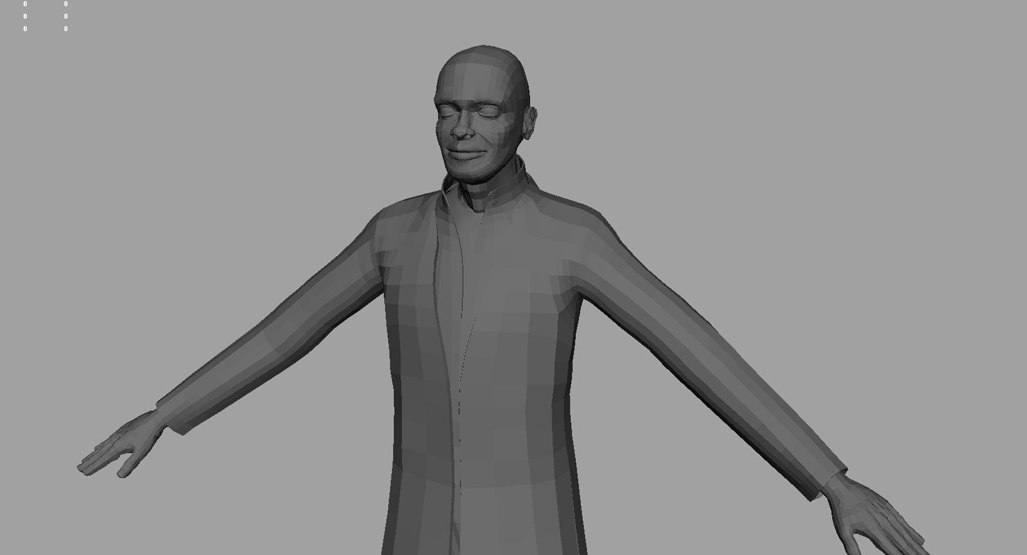 man 3d model 3D model_9