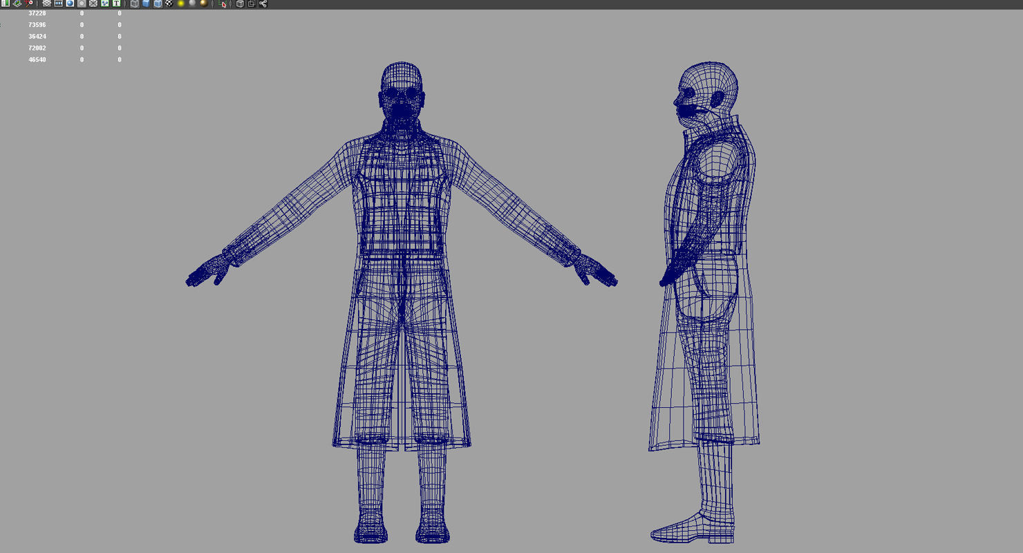 man 3d model 3D model_1
