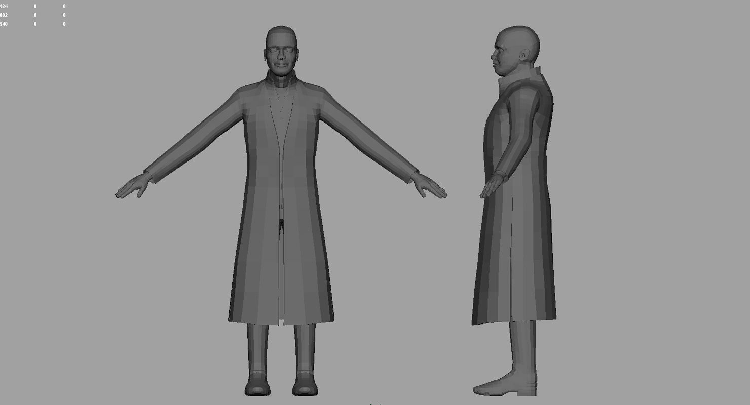 man 3d model 3D model_3