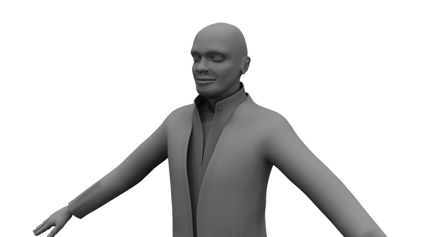 man 3d model 3D model_5