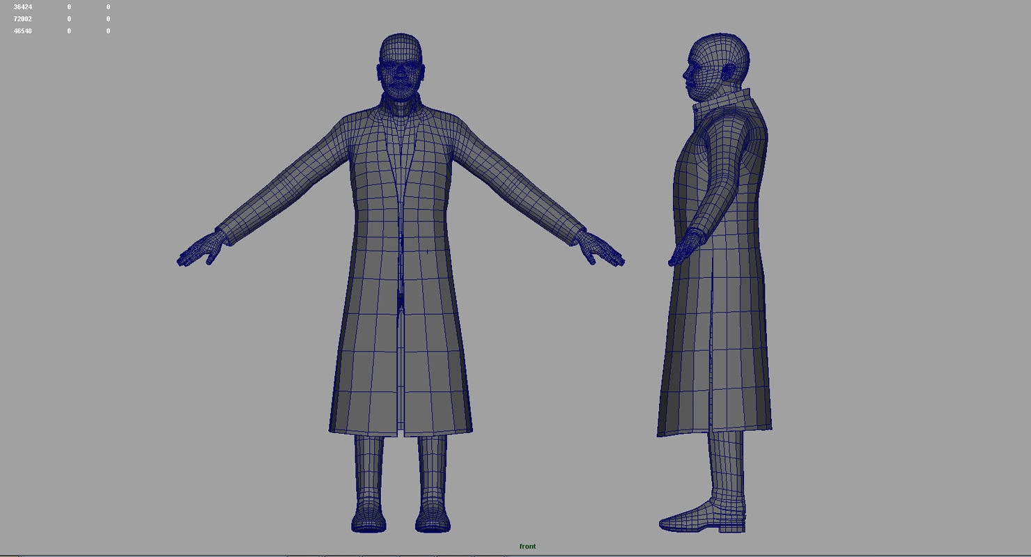 man 3d model 3D model_2