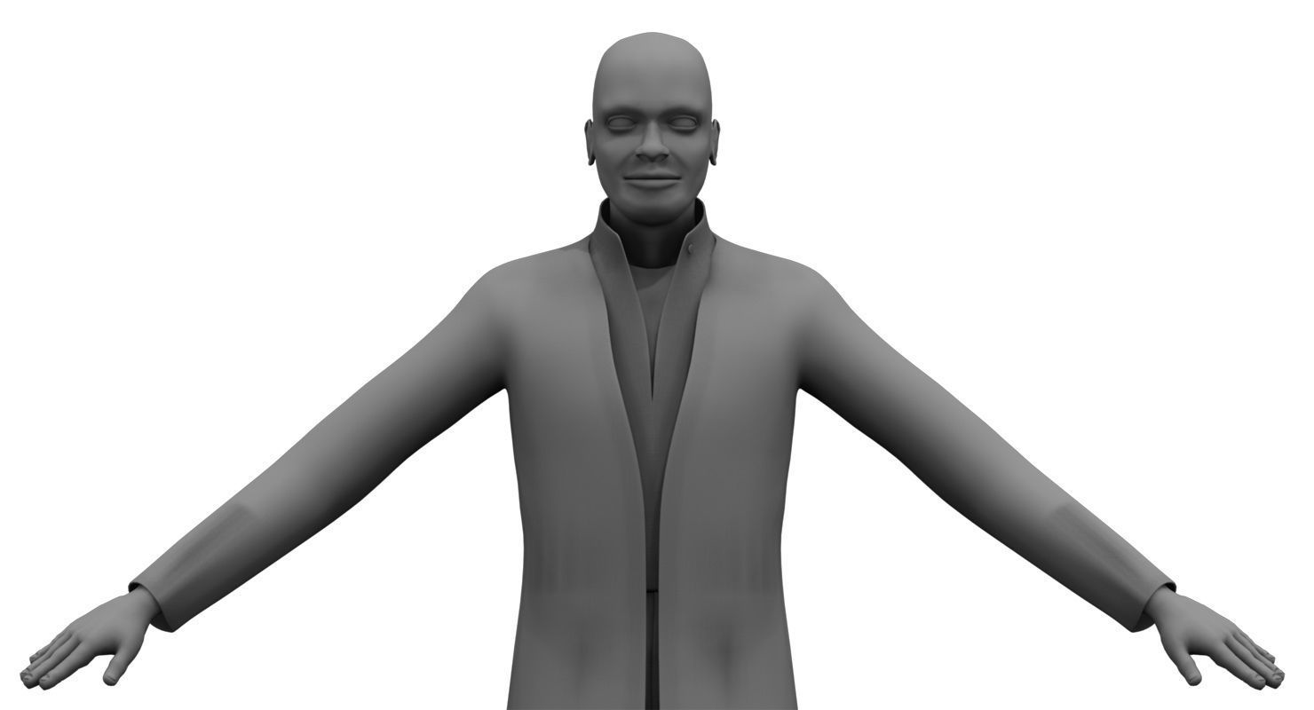 man 3d model 3D model_4