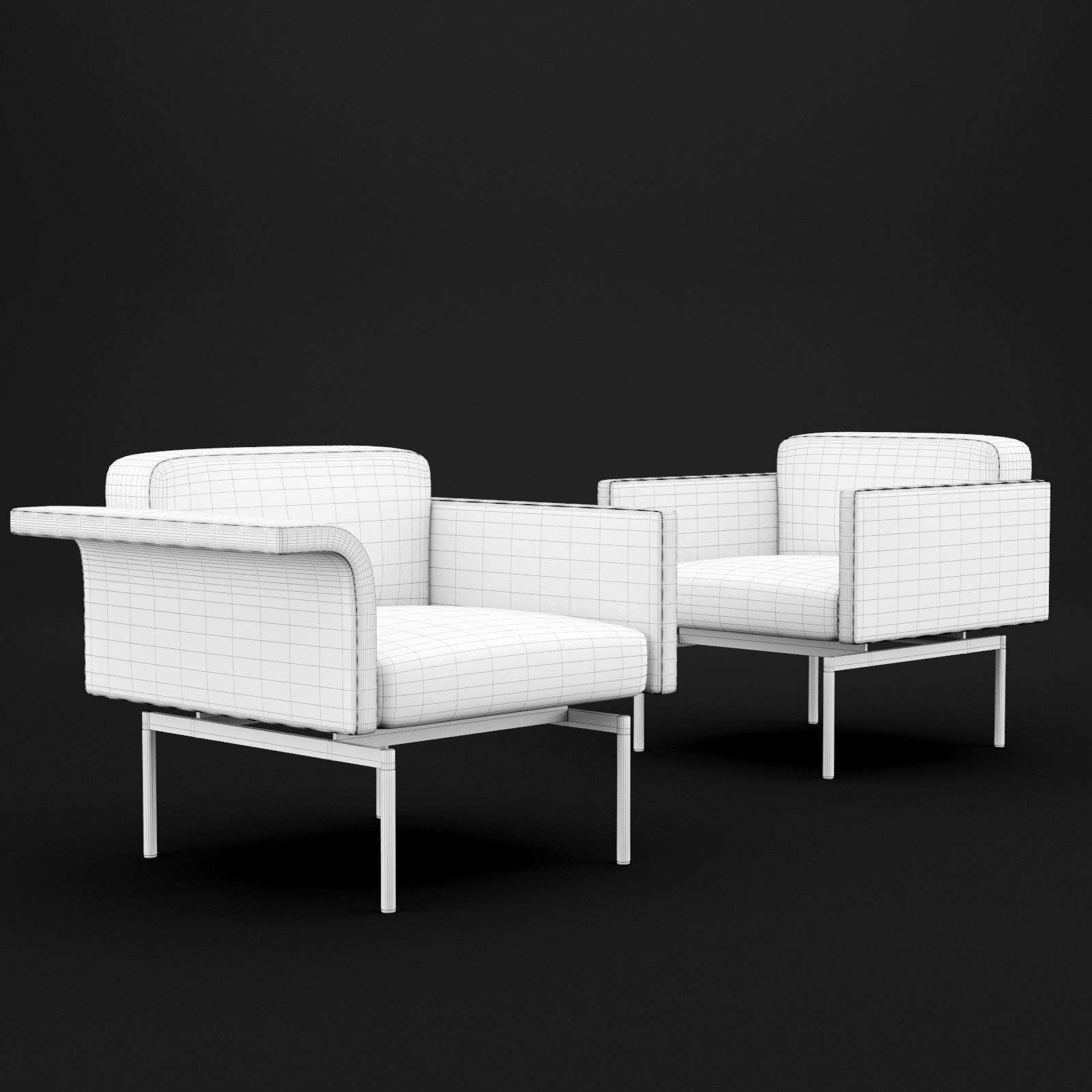Chair mabel single BT design 3D model_3