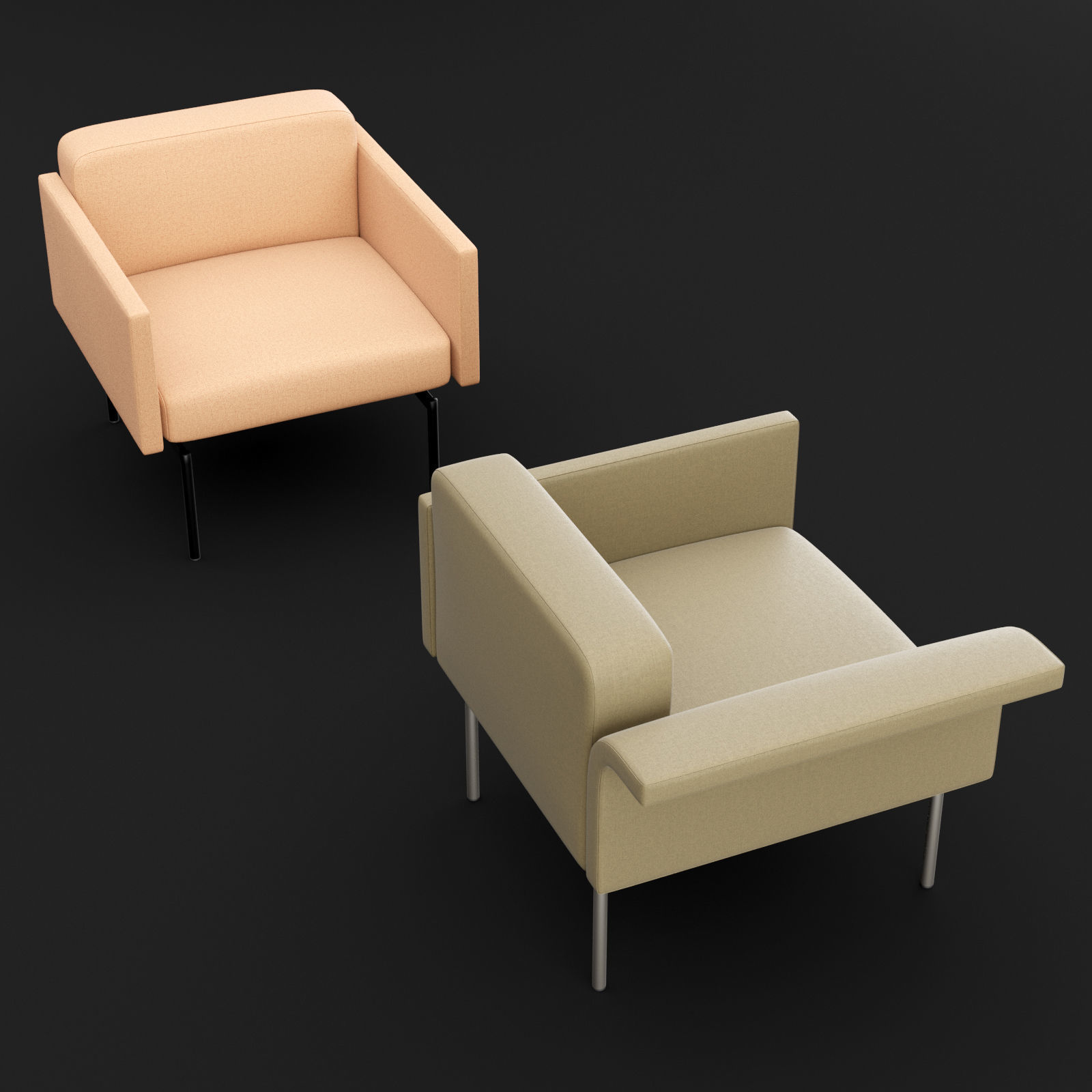 Chair mabel single BT design 3D model_4