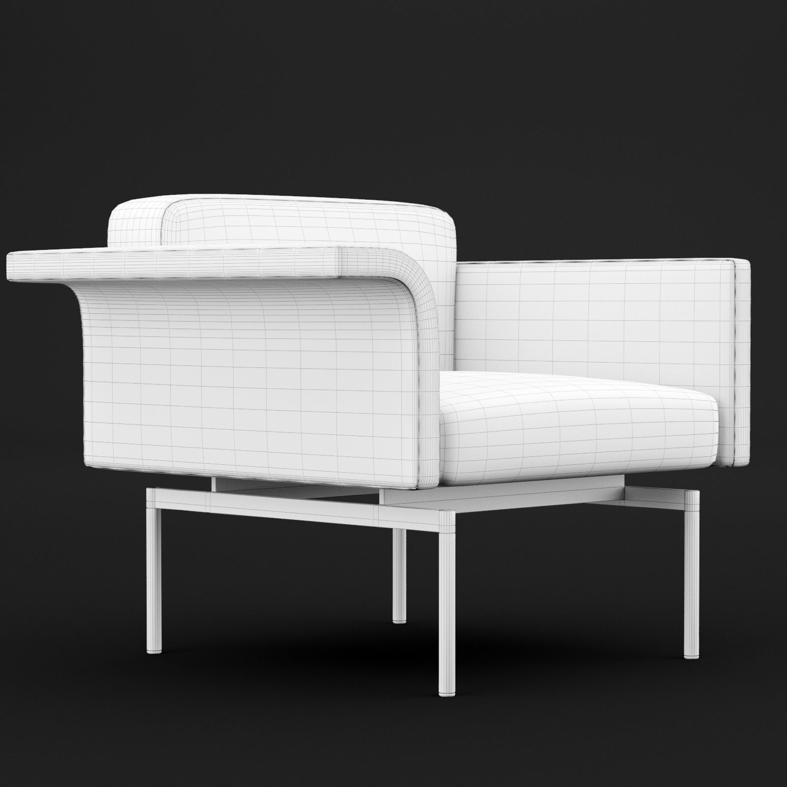 Chair mabel single BT design 3D model_9