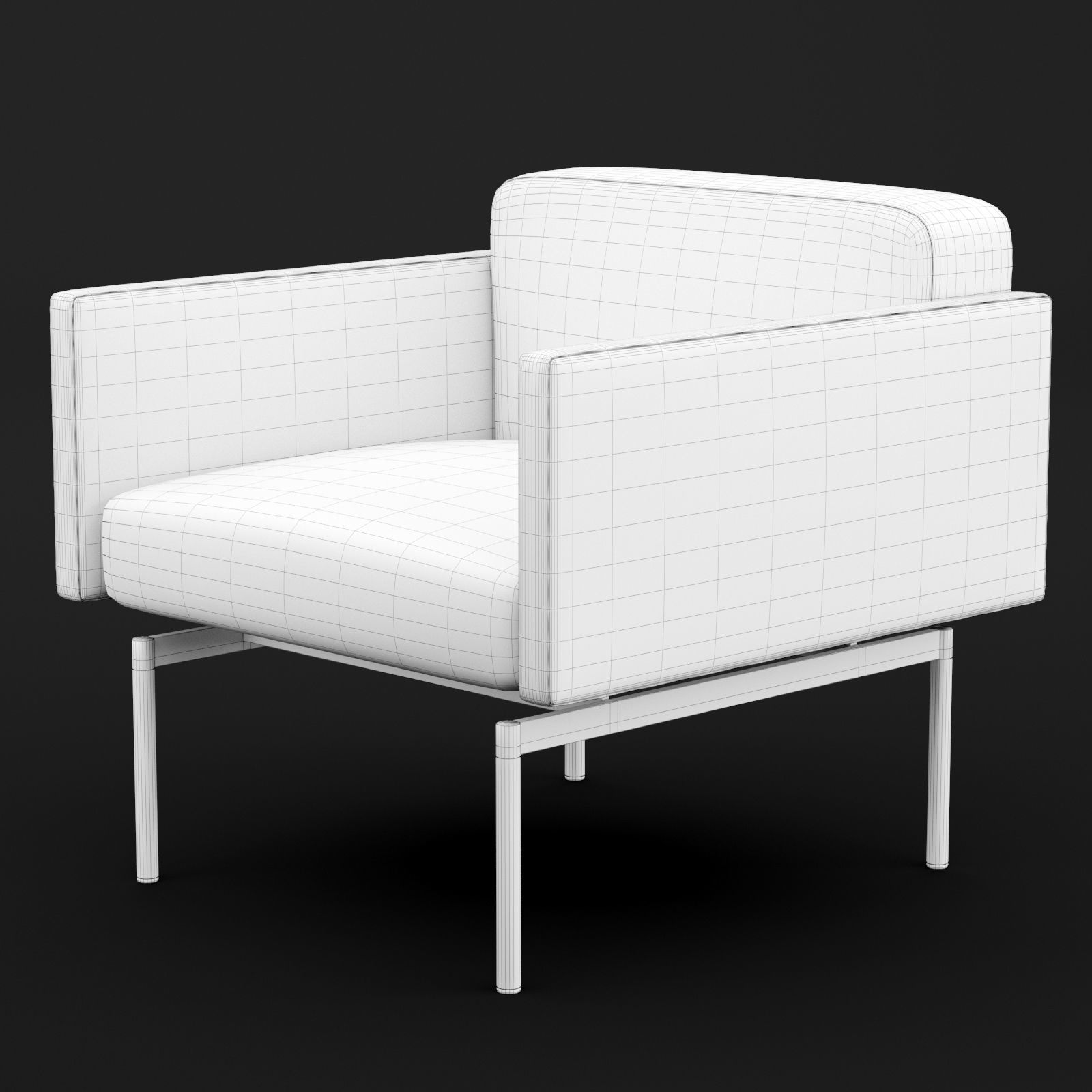 Chair mabel single BT design 3D model_11