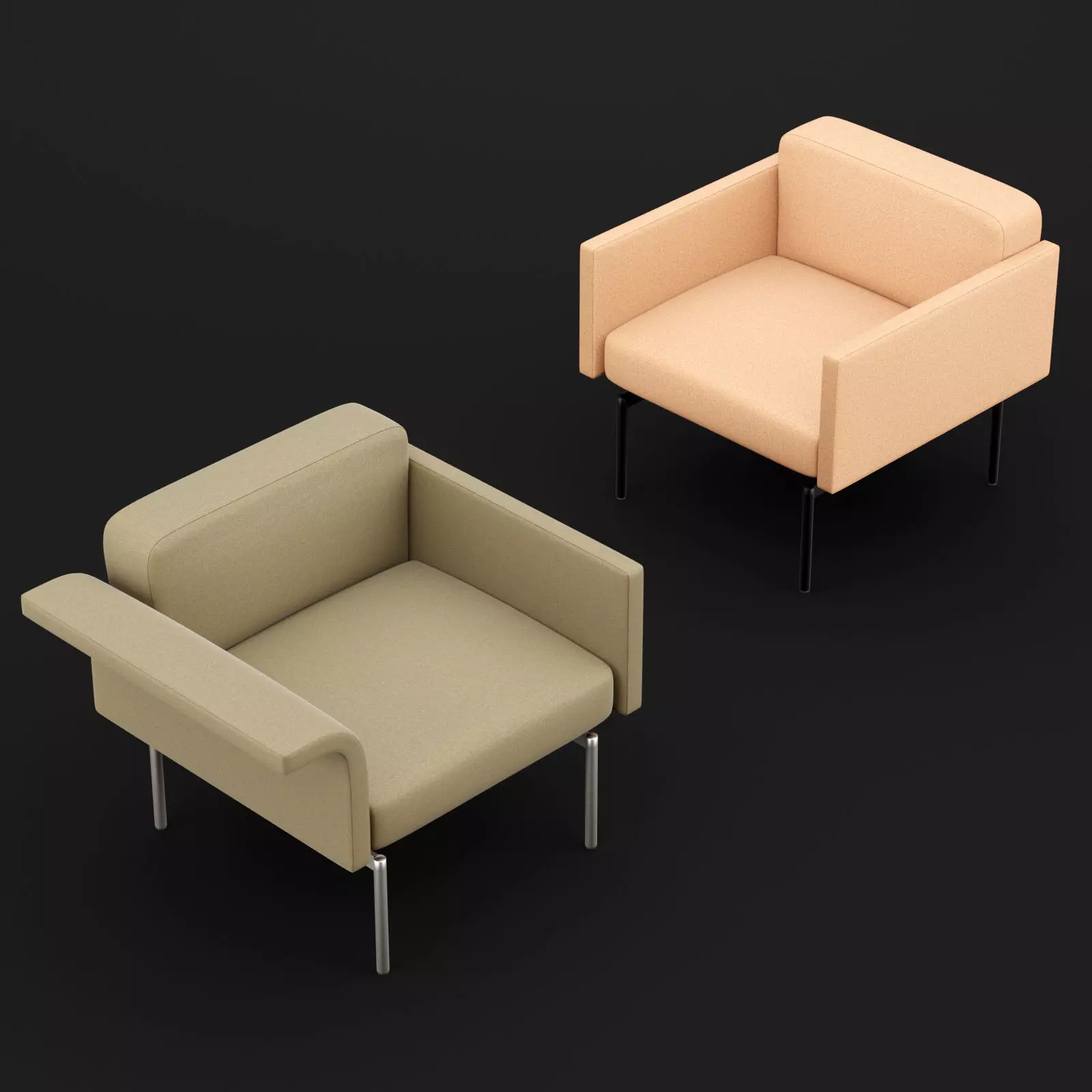 Chair mabel single BT design 3D model_0
