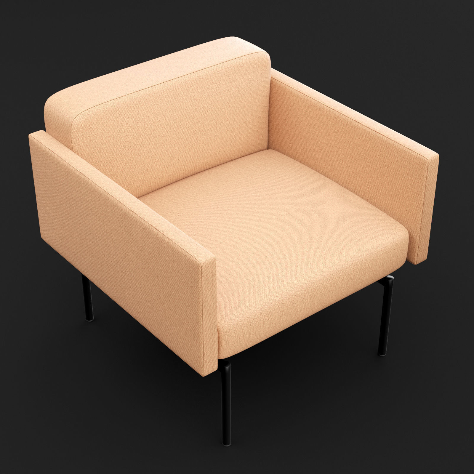 Chair mabel single BT design 3D model_12