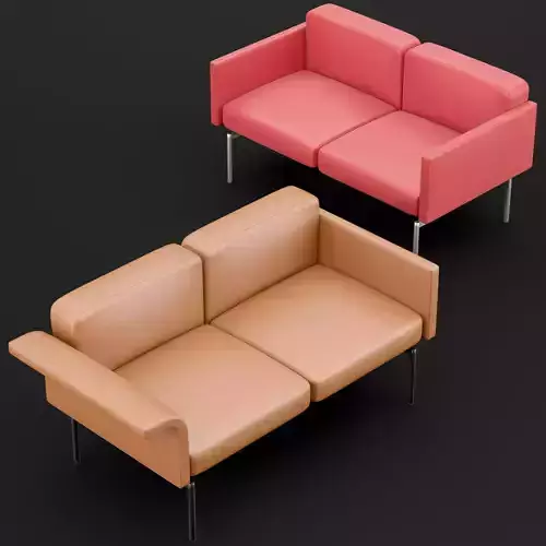 Sofa mabel double BT design 3D model