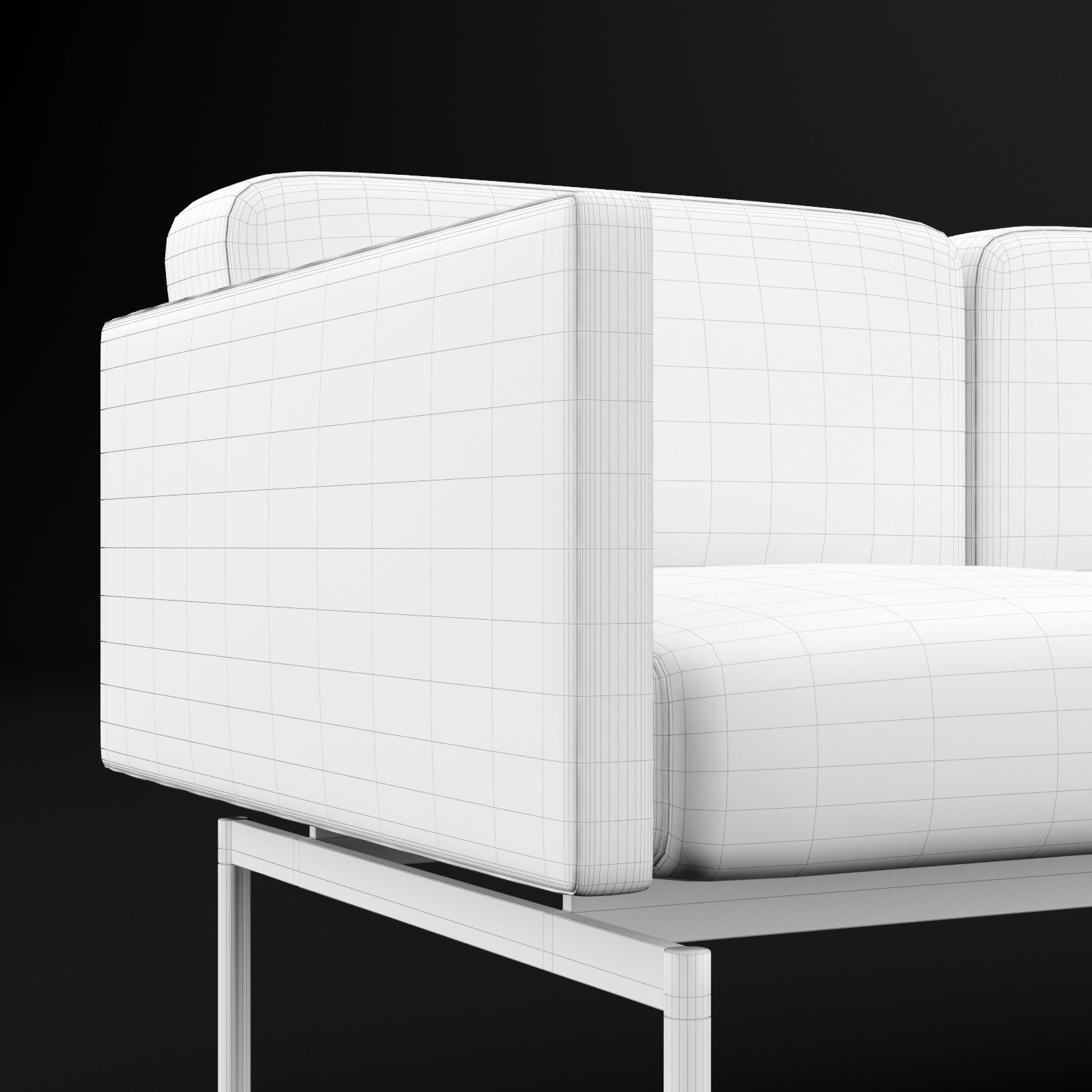 Sofa mabel triple BT design 3D model_19