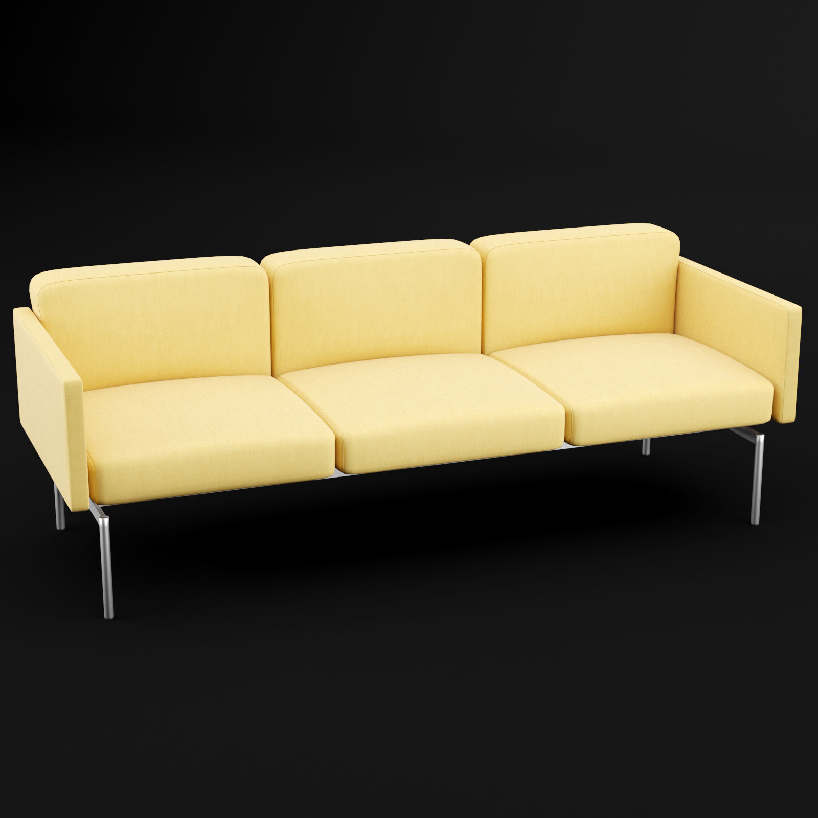 Sofa mabel triple BT design 3D model_6
