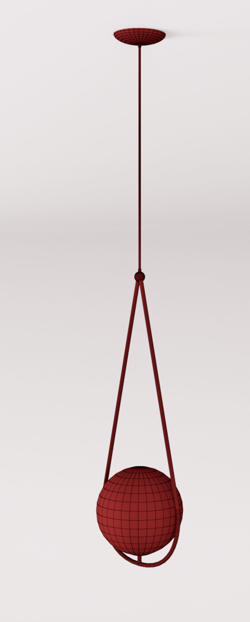 Corda pendant lamp 3D model_9