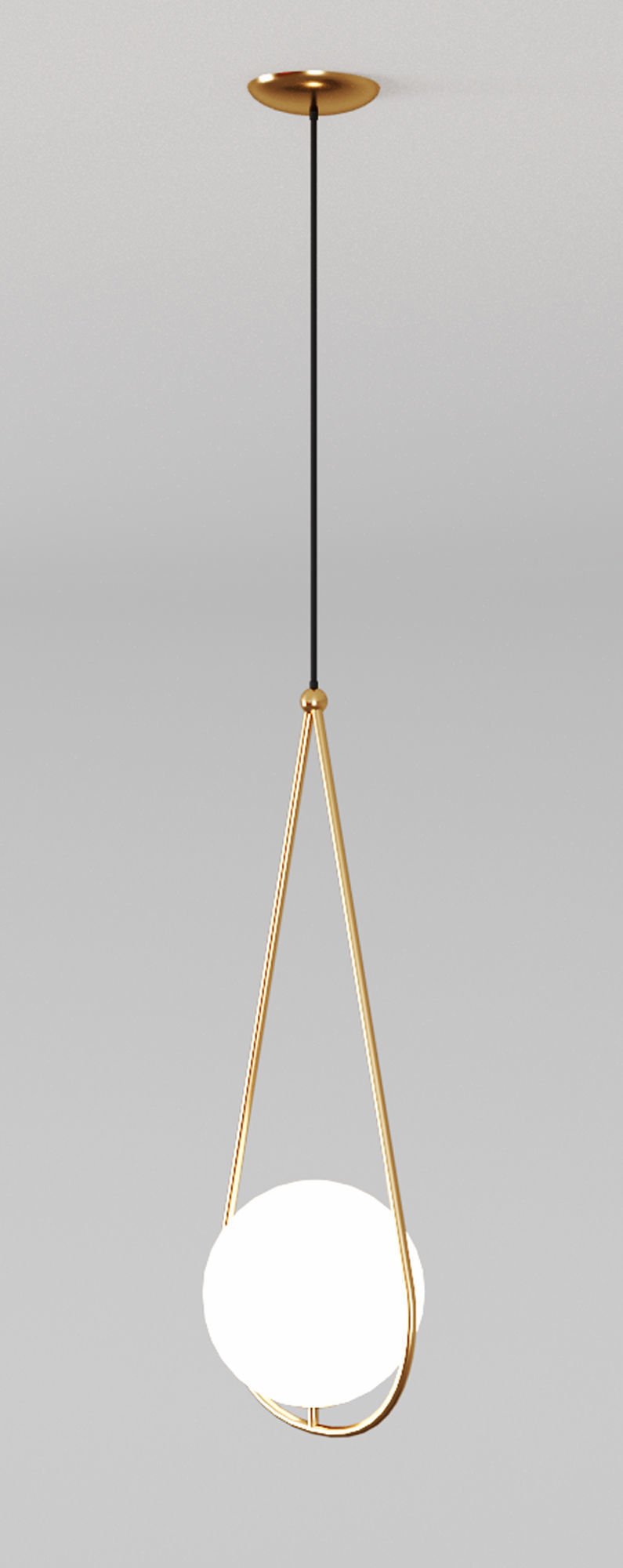 Corda pendant lamp 3D model_3