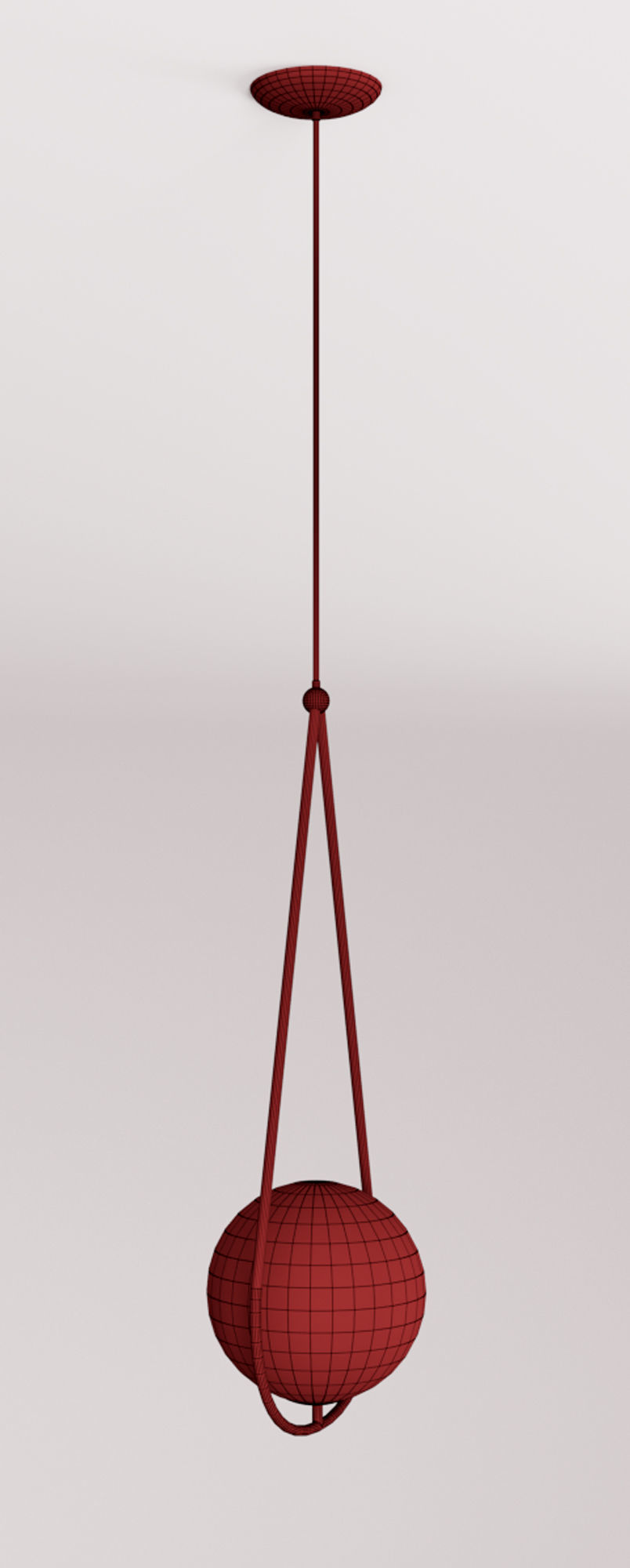 Corda pendant lamp 3D model_8