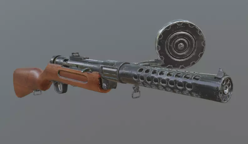 Bergmann MP18 3D model