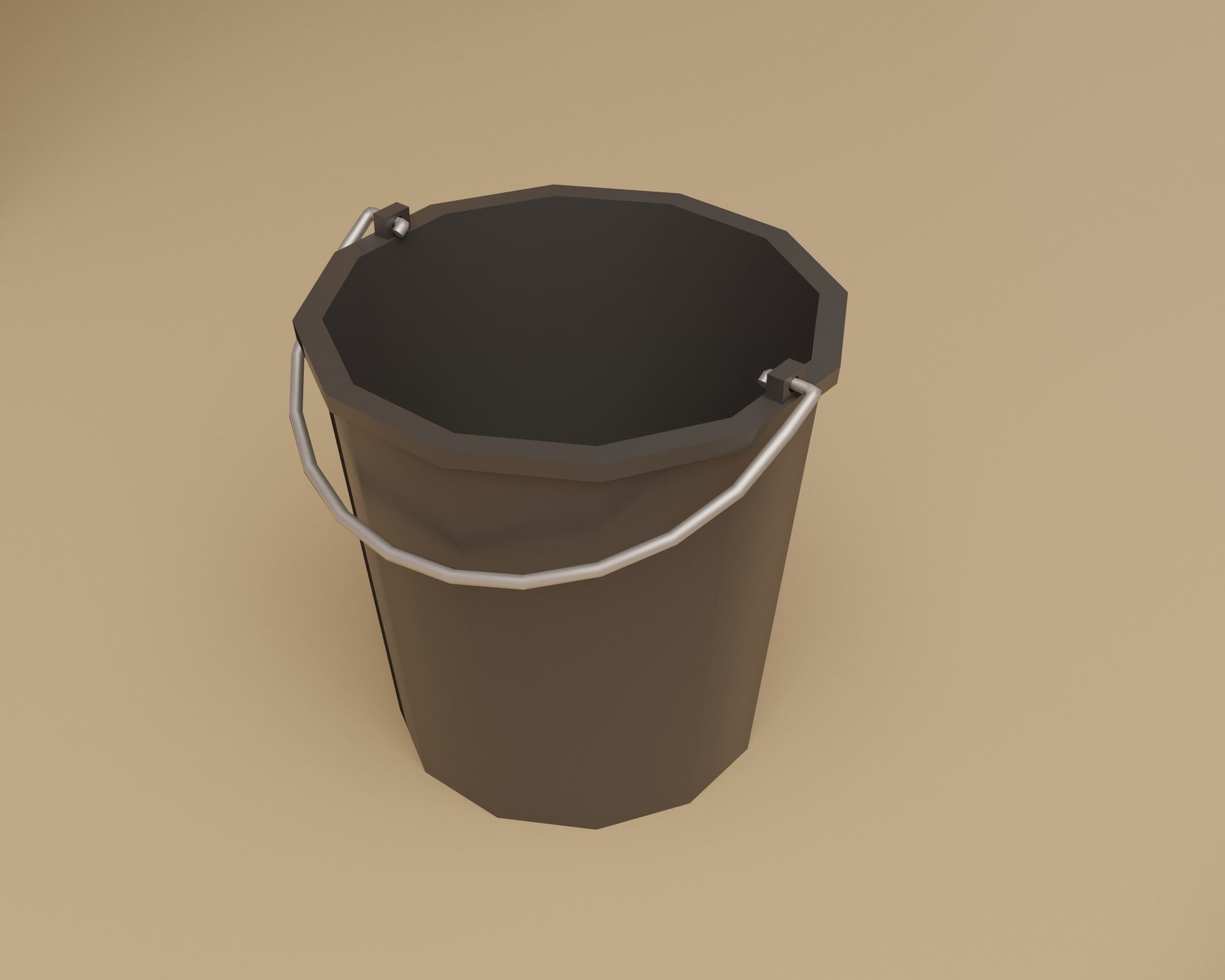 Archaeological site Low-poly 3D model_12