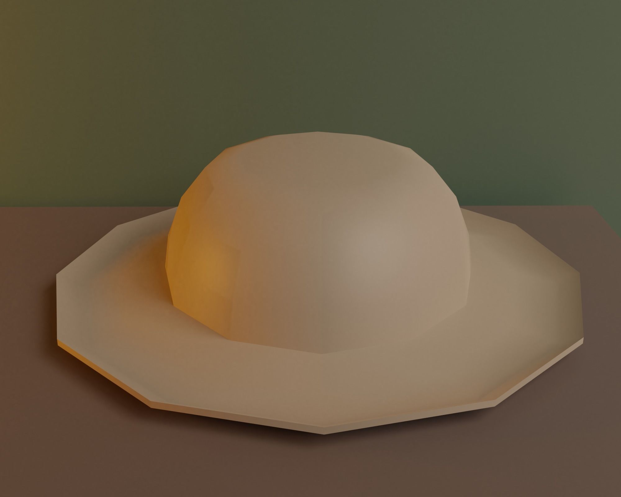 Archaeological site Low-poly 3D model_5