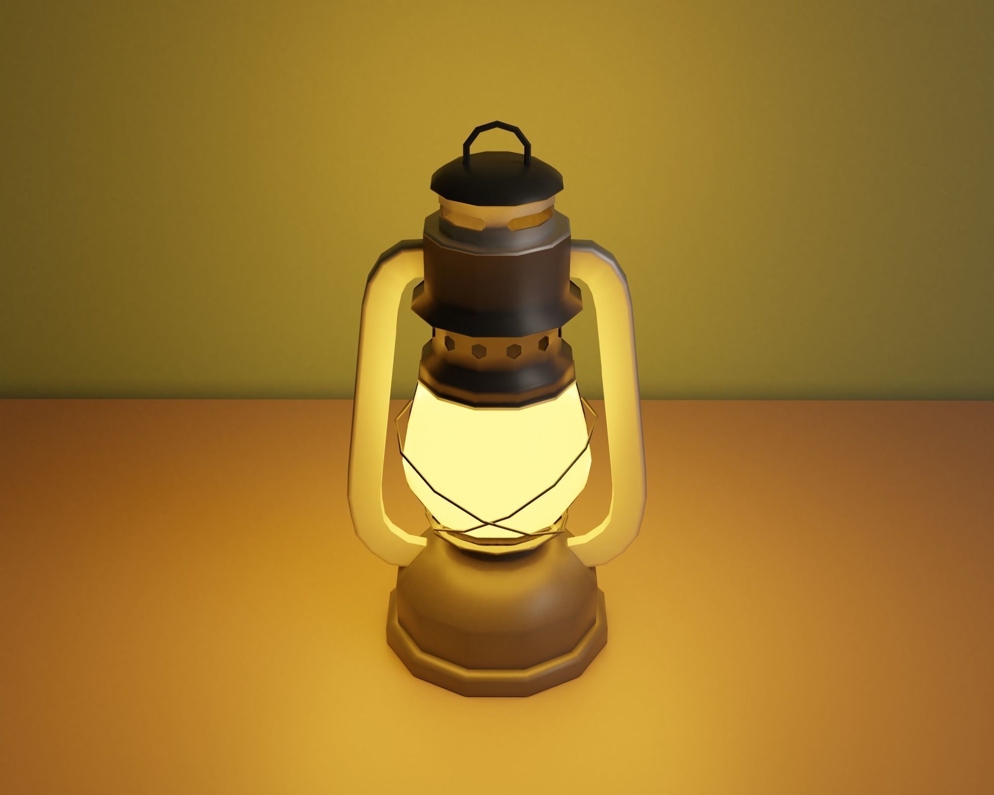 Archaeological site Low-poly 3D model_3