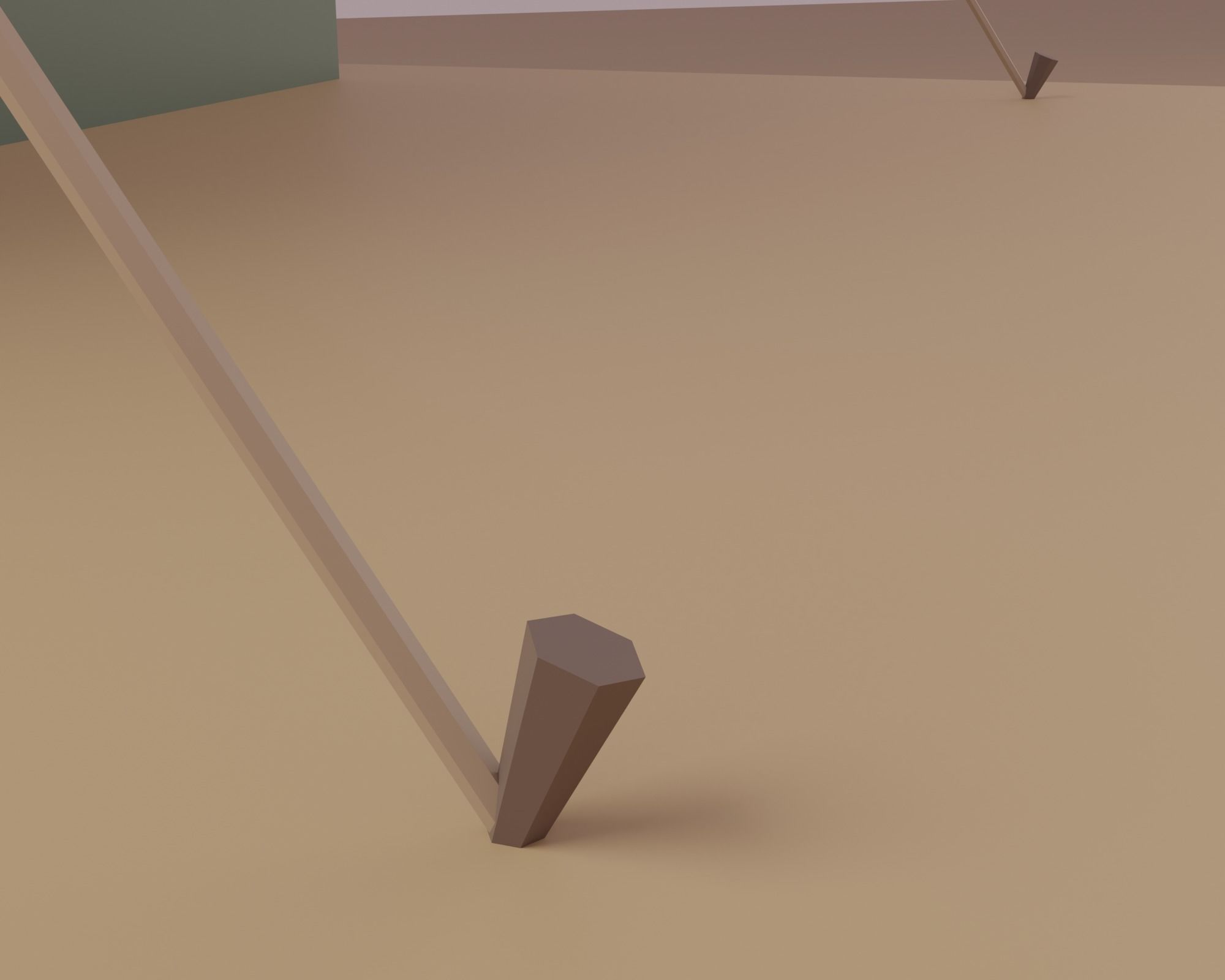 Archaeological site Low-poly 3D model_8