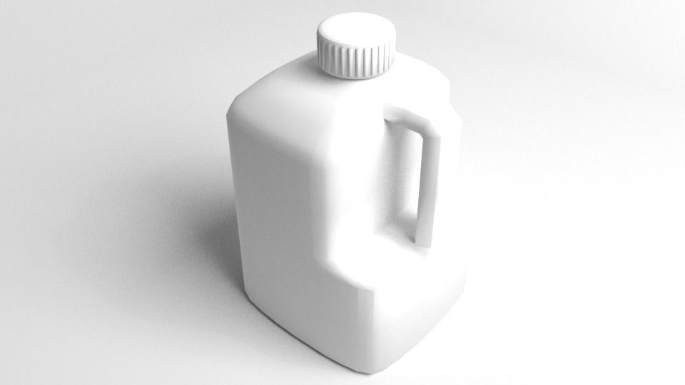 Bottle Water 33 oz with Handle 3D model_4