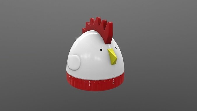 Kitchen Timer Low-poly 3D model