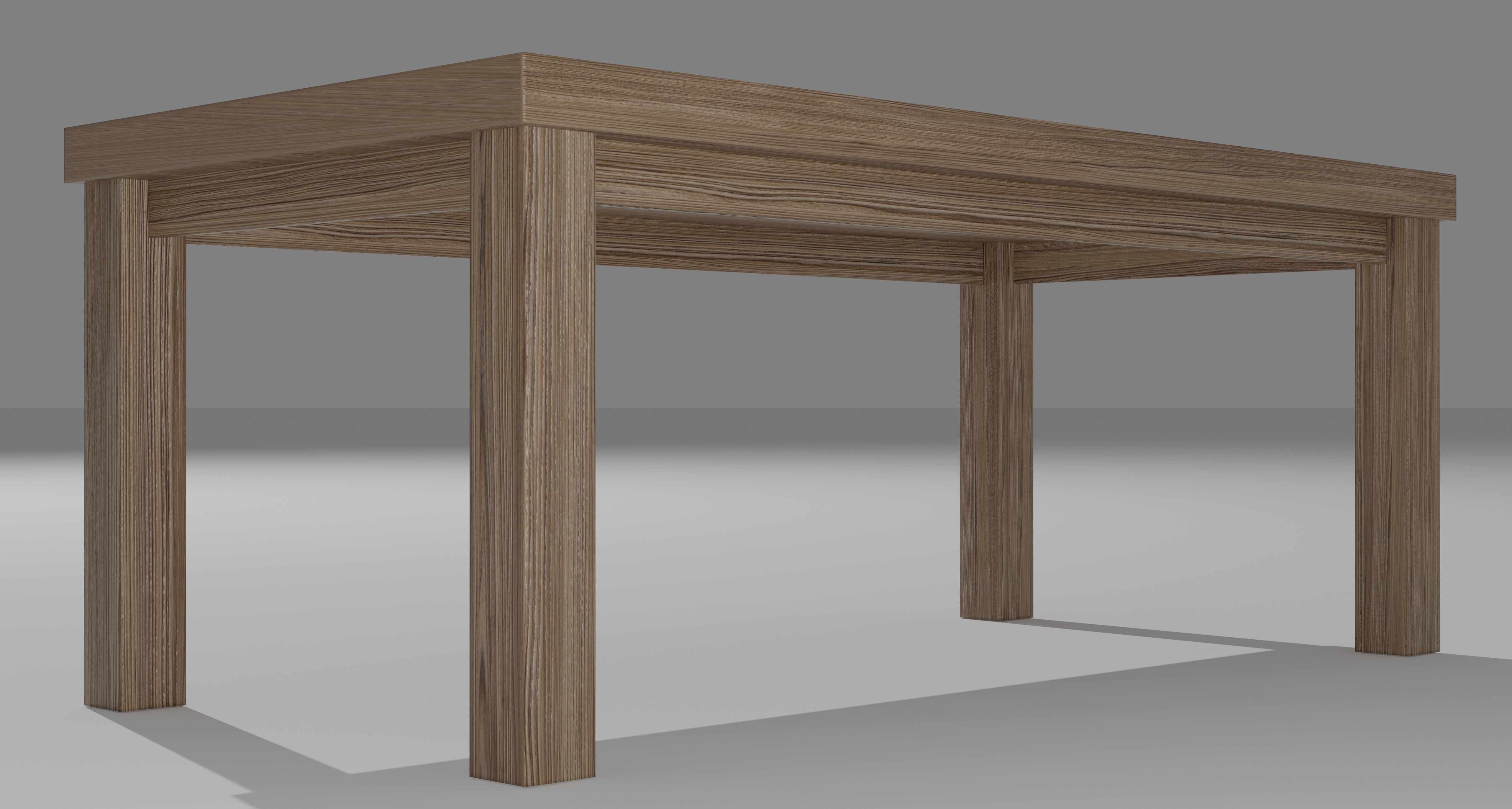 Dining table 3D model_1