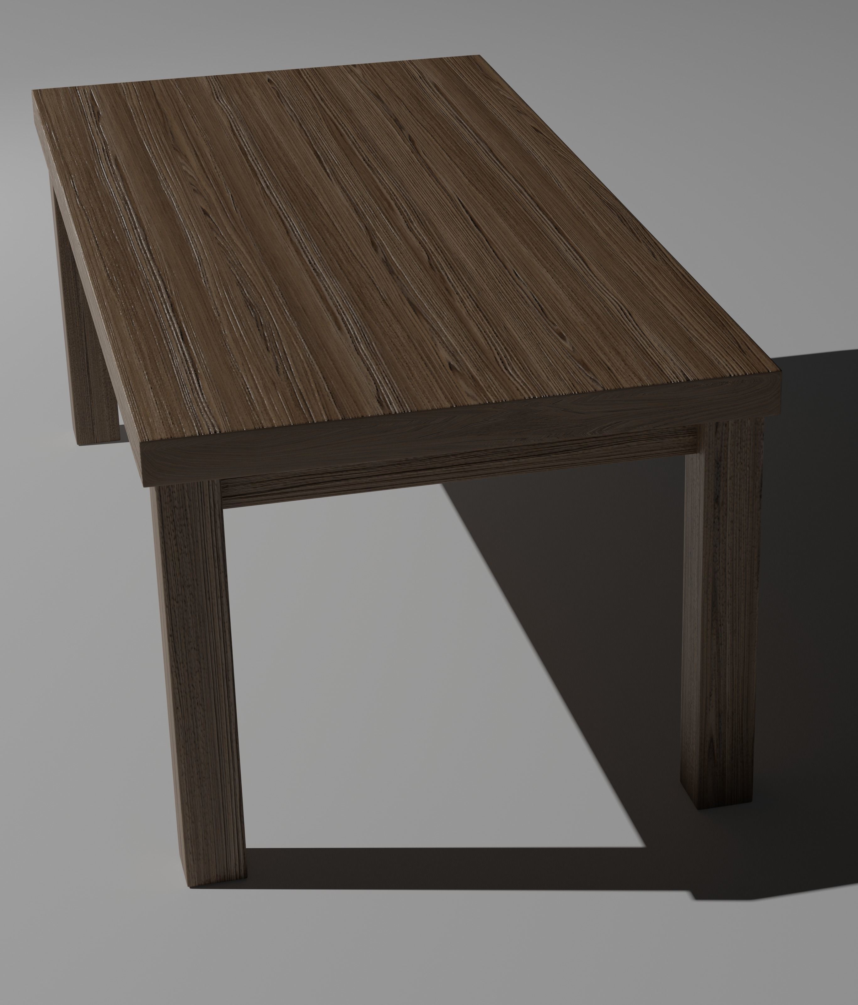 Dining table 3D model_2