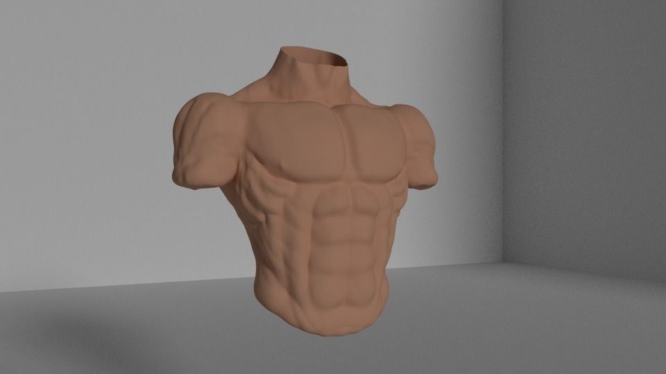 Bulk Torso Free 3D model_0