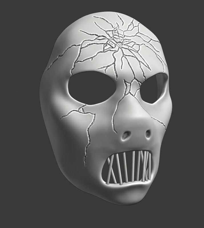 Paul Grey Mask Slipknot 3D print model_1