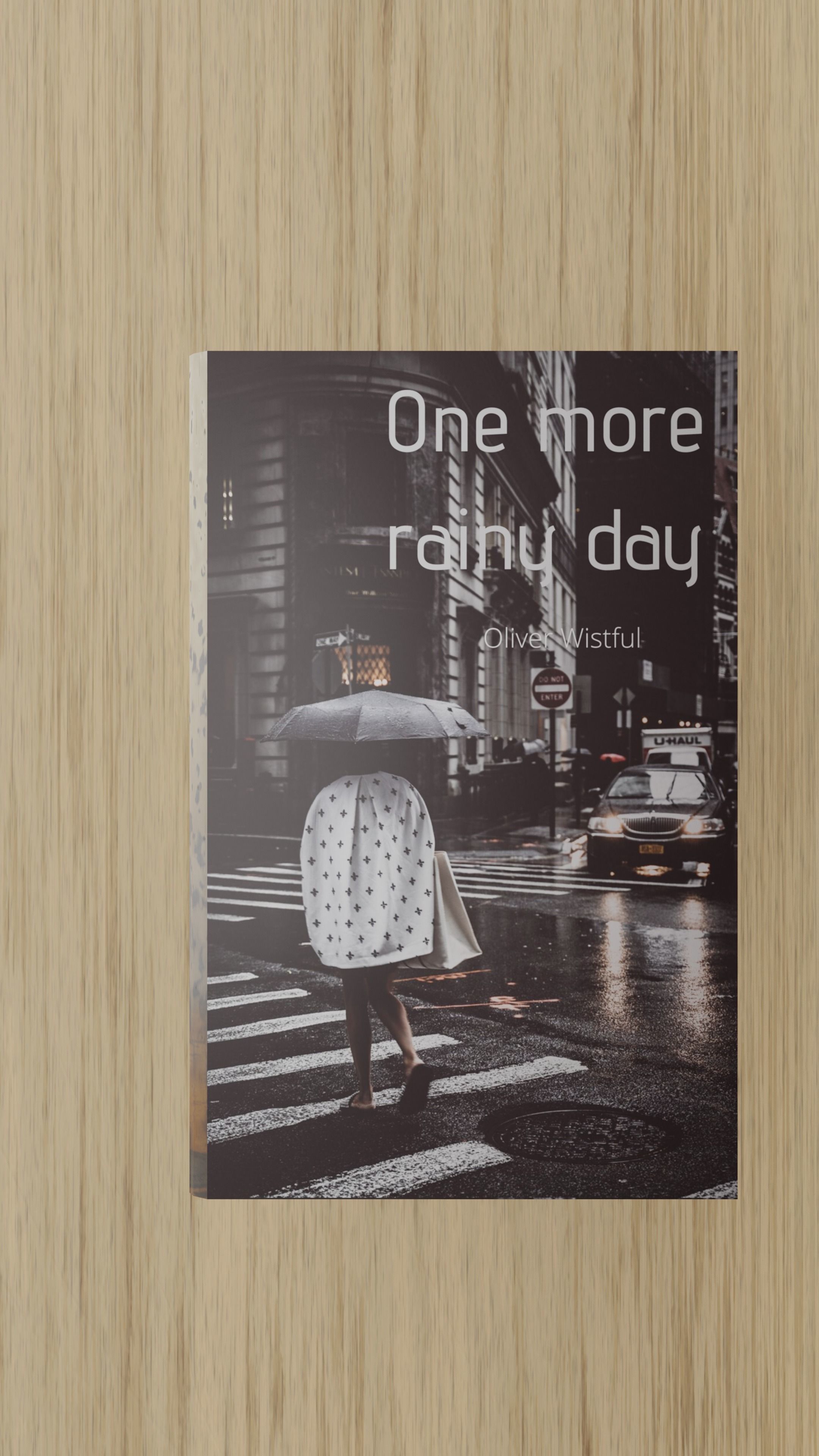 Books stack of on wooden table Free 3D model_7