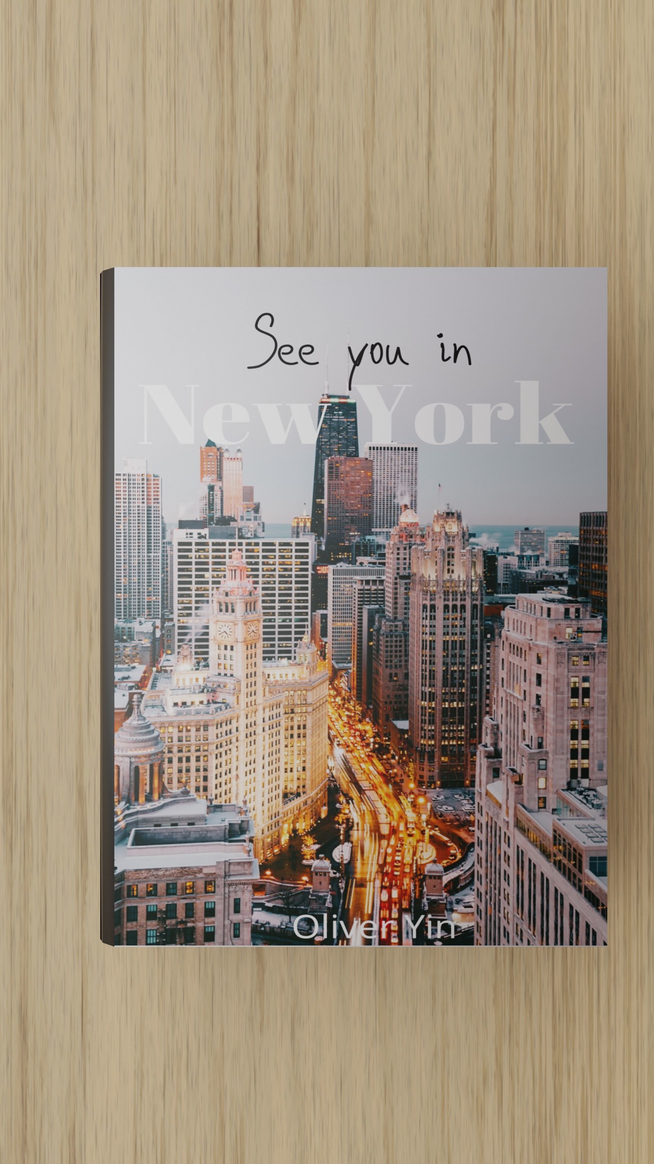 Books stack of on wooden table Free 3D model_2