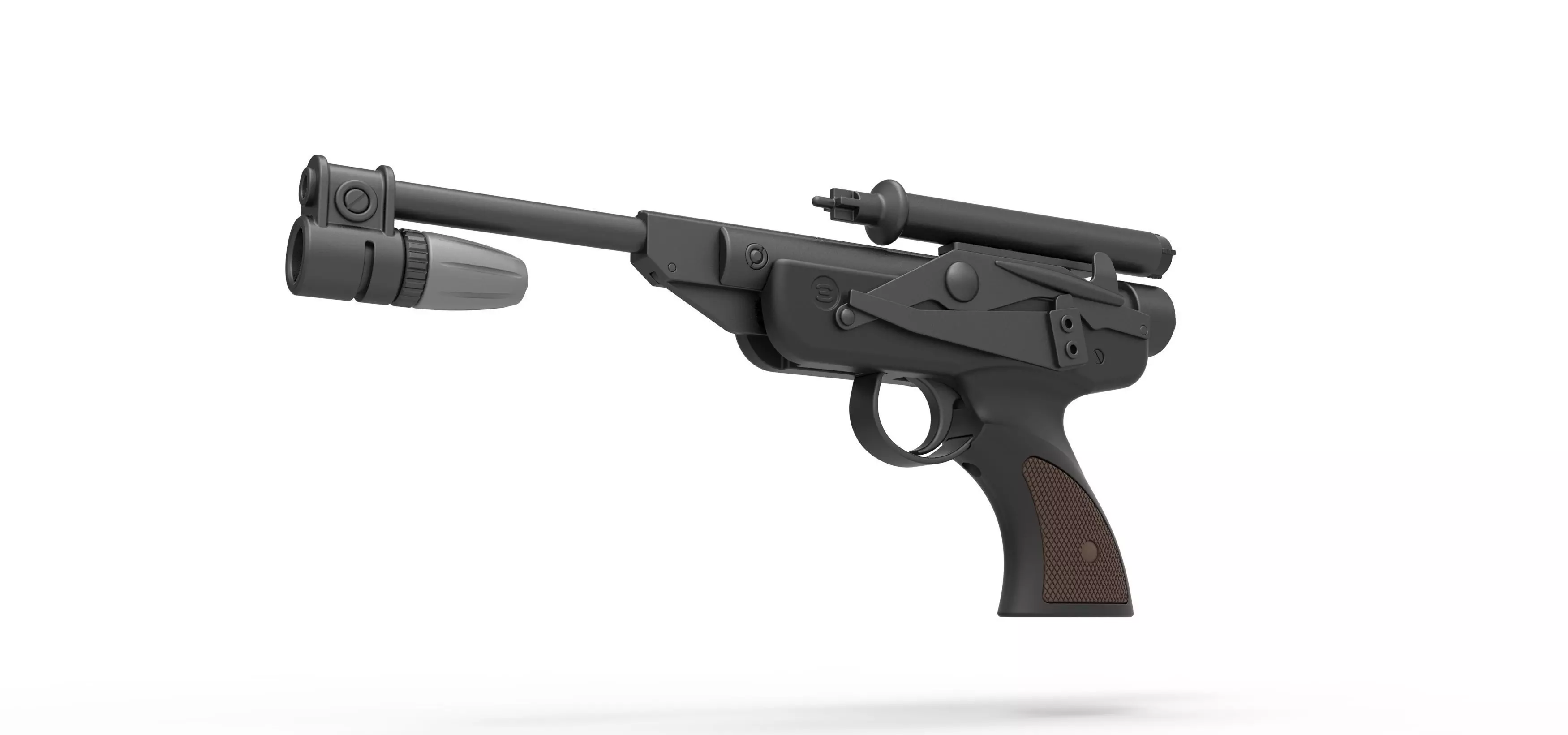 Blaster pistol DL-18 3D model