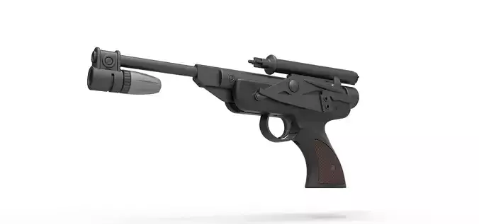 Blaster pistol DL-18 from Star Wars Return Of The Jedi 3D model