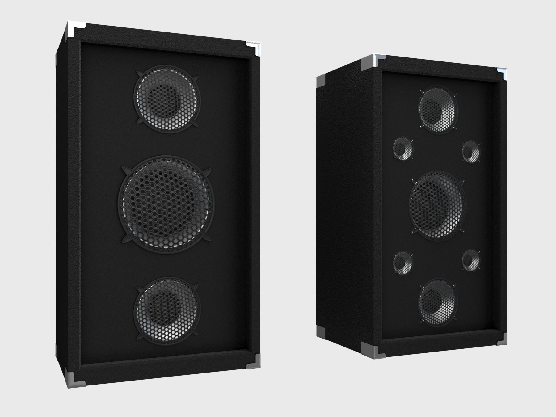 Speaker Low-poly 3D model