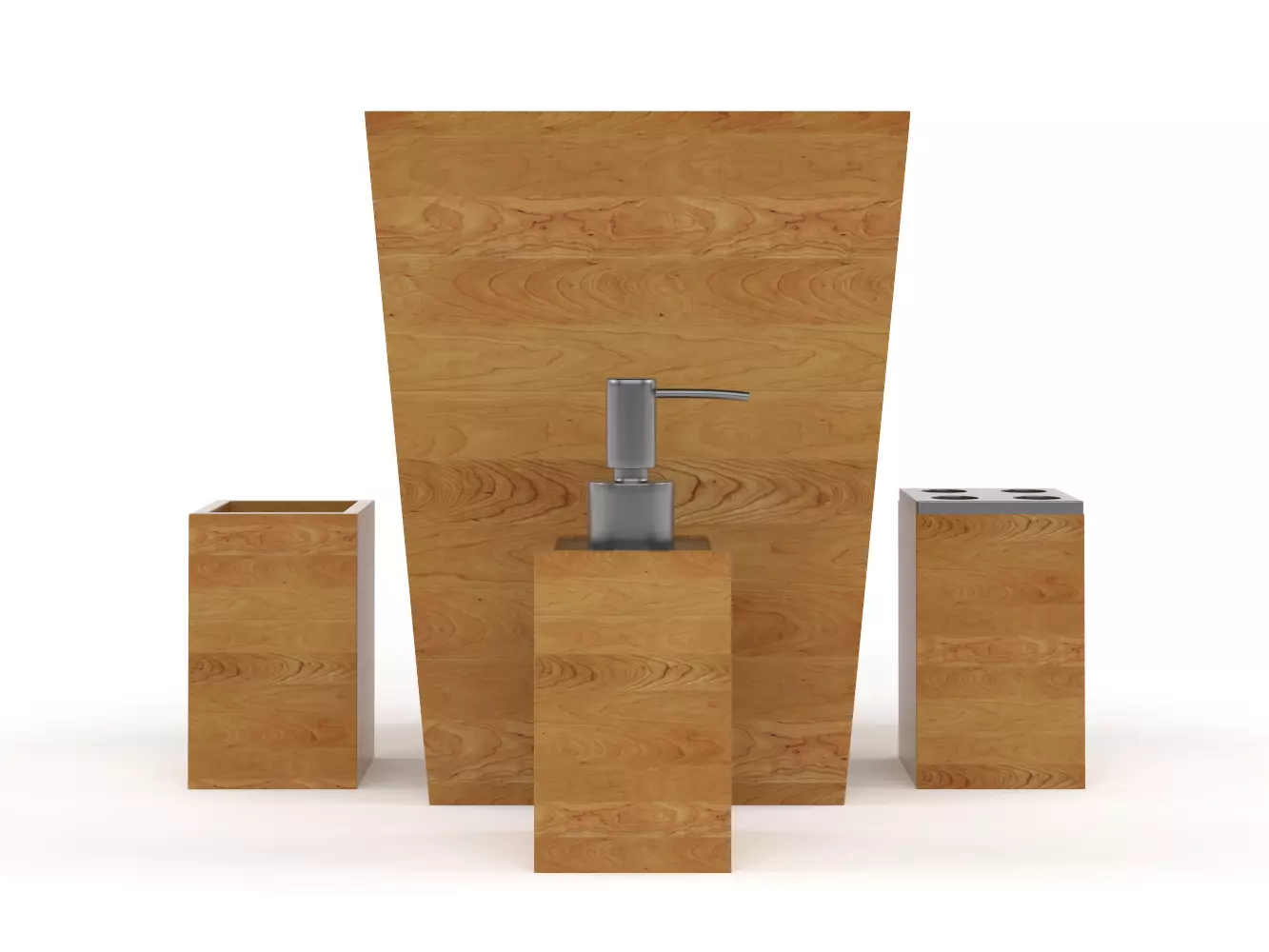 Bathroom Accessories Set 3D model_0