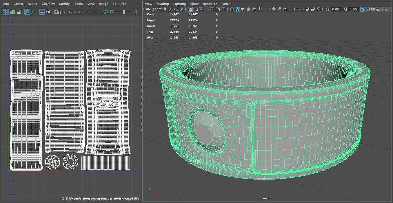 NFC RFID Wearable Smart Ring 3D model_3